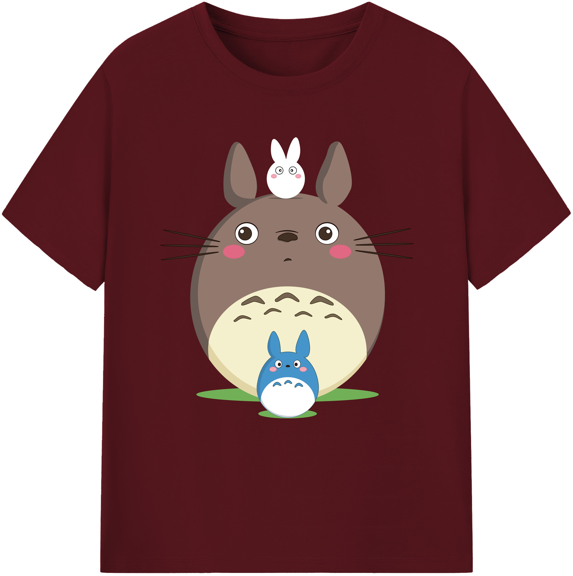 （画像用） となりのトトロ 草壁メイ 草壁サツキ My Neighbor Totoro Satsuki Kusakabe Mei Kusakabe 綿100％半袖Tシャツ（フロントプリント）